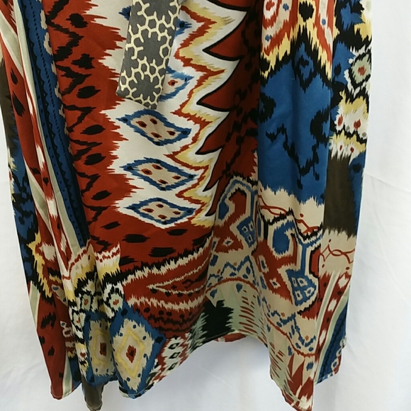 Cory Lynn Calter Boho vibes silk festivals dress - Picture 3 of 10